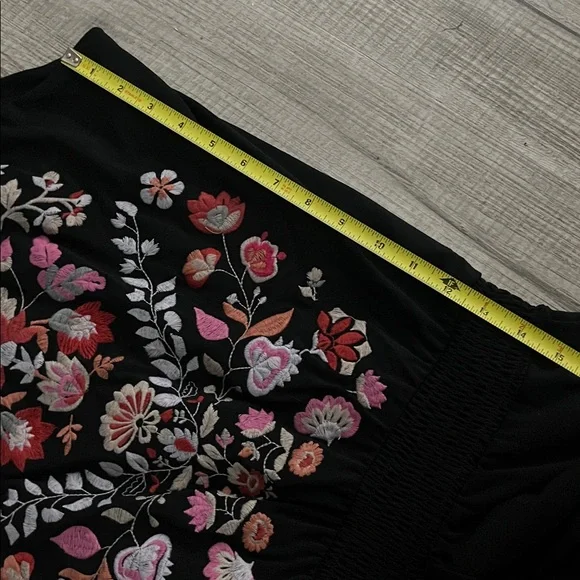 INC Black Sleeveless Embroidered Floral Jumpsuit - Picture 10 of 15